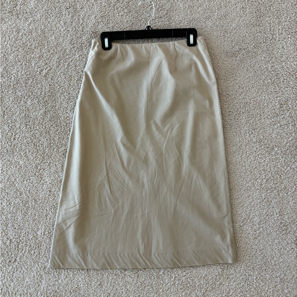 Fendi Cream Pencil Skirt